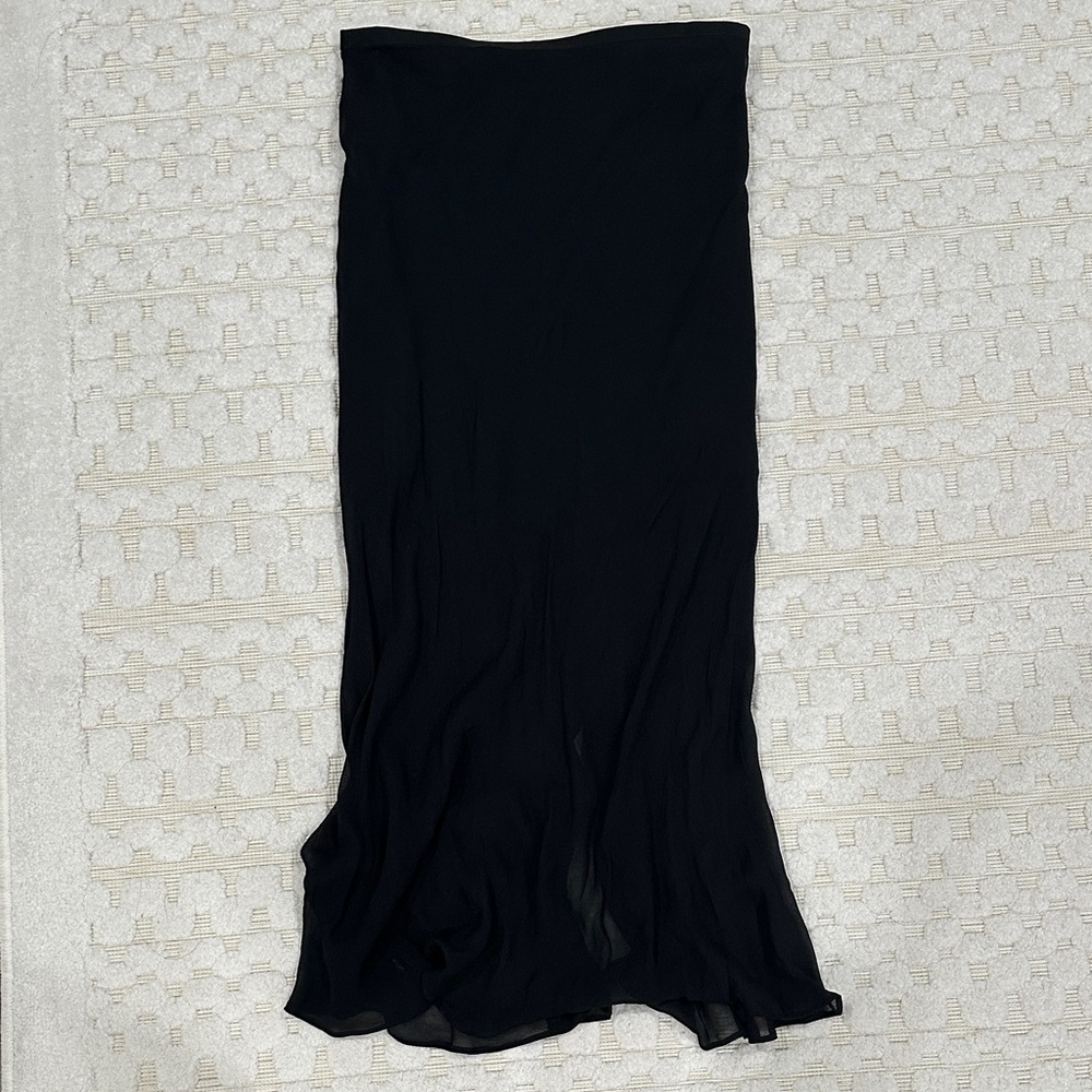 Worn 1x - Sheer Maxi Skirt - Black